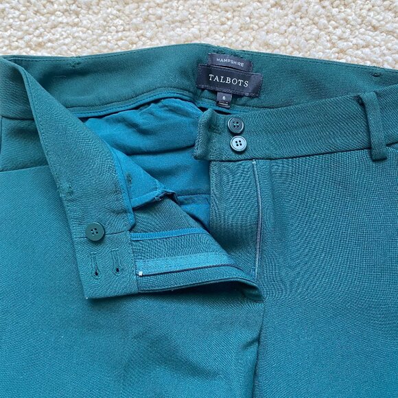 Talbots Hampshire Straight Ankle Pants - Picture 3 of 3